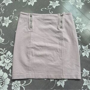ARITZIA SUNDAY BEST  Mini Skirt with Zipper detail in Lavender Sz 8